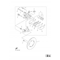 REAR BRAKE CALIPER